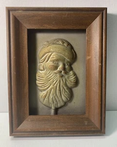 Molde de piruleta de chocolate alemán con marco vintage de Papá Noel L Levison Junr Dinamarca - Imagen 1 de 3