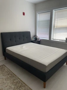 queen size bed frame with mattress included - Picture 1 of 5