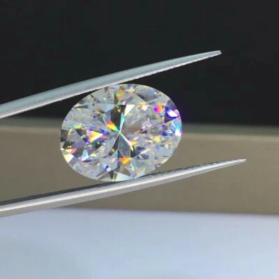 Lab-Grown Certified 2.25 Ct Diamond Oval Cut D FL-Clarity CVD Loose Gemstone 4DD - Image 1 of 4