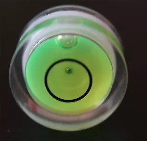 Pequeño Nivel de Burbuja Espiritual Pequeño/Mini Ojo de Toro Vial Redondo Circular - Imagen 1 de 4