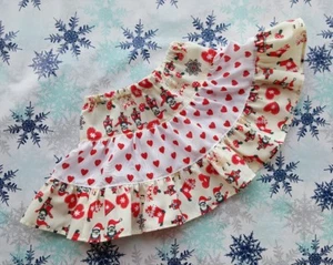 NEW BABY GIRLS FRILLY CHRISTMAS SKIRT. 6 TO 18 MONTHS. CUTE HEARTS - Picture 1 of 6