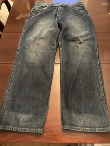 Vintage Sean John Jeans Mens 36 X 34 Dark Wash Baggy Denim Pants - Picture 1 of 8
