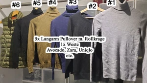 ✅ SALE - 5x Pullover Rollkragen & 1x Weste - Zara, Avocado, Uniqlo - Bild 1 von 16