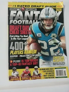 Draft Engine Magazine 2020 Fantasy Football NFL Panthers CHRISTIAN MCCAFFREY M7 - Picture 1 of 2