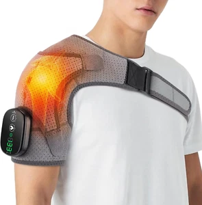 Cordless Heated Shoulder Wrap Shoulder Massager for Men Women Heating Shoulder B - Picture 1 of 8