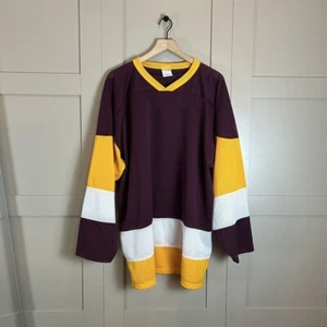 Vintage 1990s Athletic Knit Hockey Jersey Made in Canada ASU - Bild 1 von 12
