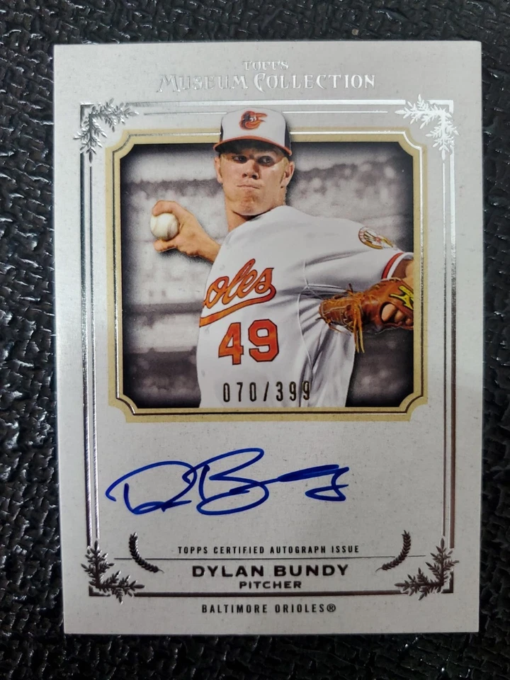 Dylan Bundy On-Card RC /399 Auto 2013 Topps Museum Collection Rookie Autograph - Image 1 of 1