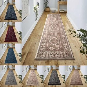 Großer Traditioneller Flurläufer Teppich Schlafzimmerteppich Waschbar Teppiche Küchenteppiche - Bild 1 von 24