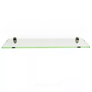 Kit de Estante de Vidrio Flotante Rectangular 8x30 Vidrio Templado Transparente Resistente a los Arañazos - Imagen 1 de 5