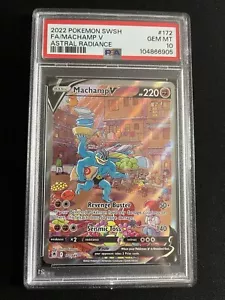 Machamp V 172/189 PSA 10 GEM MINT Pokemon Card Alternate Alt Art Astral Radiance - Picture 1 of 5
