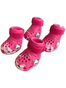 Bark Box x Crocs Dog Shoes Boots Dragonfruit Pink Size Small New Without Box - Picture 1 of 3