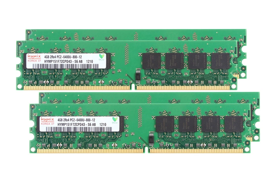 For Hynix 4GB 2Rx4 PC2-6400 DDR2 800Mhz 240Pin RAM Desktop Only for AMD Lot - Image 1 of 1