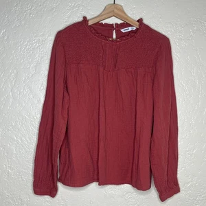Blusa Sonoma Para Mujer Algodón Gasa Volantes Cuello Simulado Hecha en India Talla Grande - Imagen 1 de 5