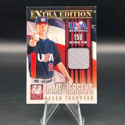 Mason Thompson 2013 Elite Extra Edition #18 - 15u National Team Game Jerseys - Image 1 of 2