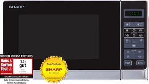Sharp R242INW Mikrowelle B-Ware – 20L, 800W, Silber, Digital, 8 Programme, Aufta - Bild 1 von 10