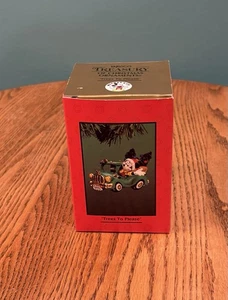 New Old Stock Enesco Mickey Mouse Trees To Please Ornament In Original Box - Picture 1 of 5
