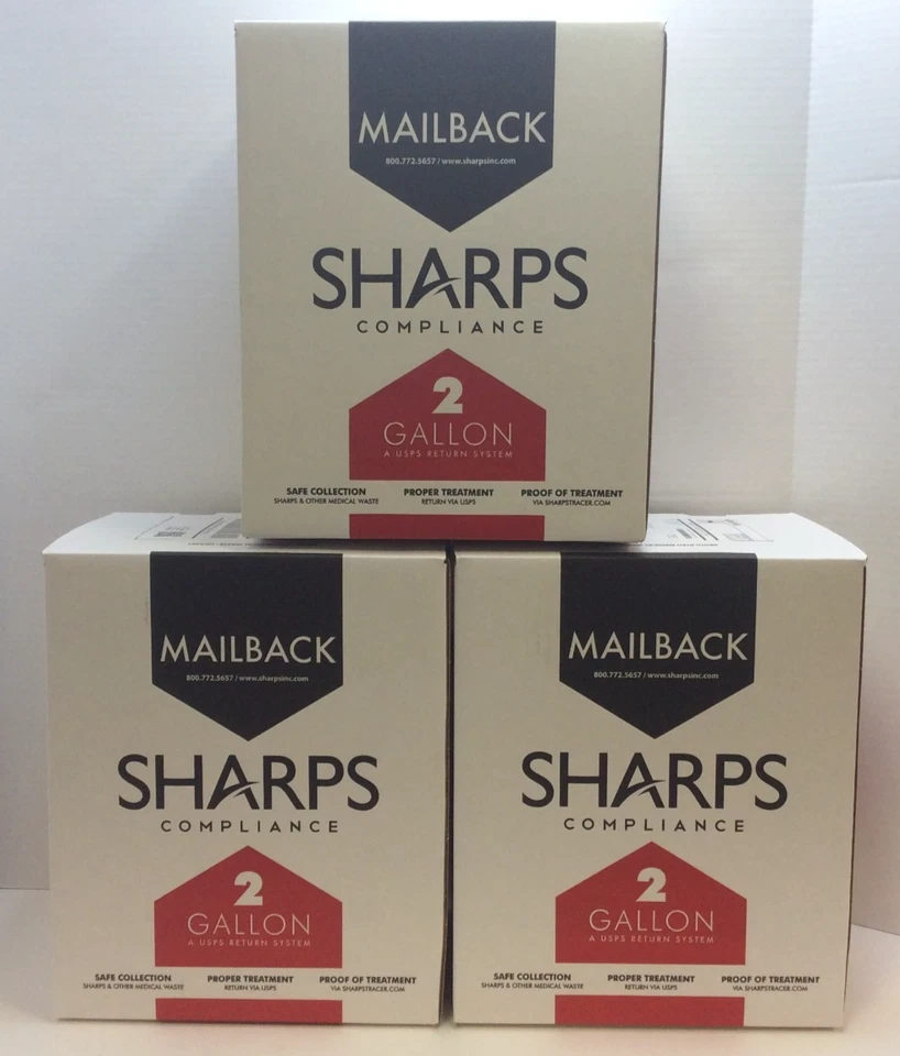 2 Gallon Sharps Medical Waste Recovery System Model 12000w