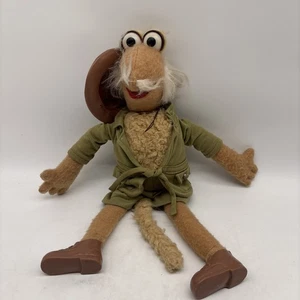 ¡Juguete coleccionable de peluche vintage 1984 Tomy Henson Fraggle Rock Travelin’ Matt 18""! - Imagen 1 de 16