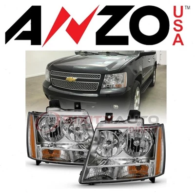 AnzoUSA Headlight Assembly for 2007-2013 Chevrolet Suburban 1500 - yk - Image 1 of 4