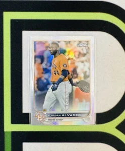 2022 Topps Chrome Yordan Alvarez Silver Refractor Houston Astros #180 - Picture 1 of 1