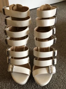 Gladiator Wedge Sandal - Picture 1 of 7