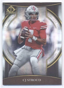 2022 Bowman University Invicta Refractor# BI-2 CJ Stroud RC QB Ohio State Texans - Picture 1 of 2