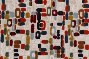 NEW 5 YARDS Hamilton Fabric PARKER JEWEL Cut Velvet Modern Furniture Upholstery - Picture 1 of 4