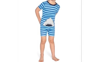 BOYS SHARK GYMMIES PAJAMAS SLEEPWEAR BY GYMBOREE NWT SIZE 4T - Picture 1 of 2
