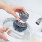 Brush Cleaner Automatic Liquid Adding Soap Dispensing Palm Brush Push-type