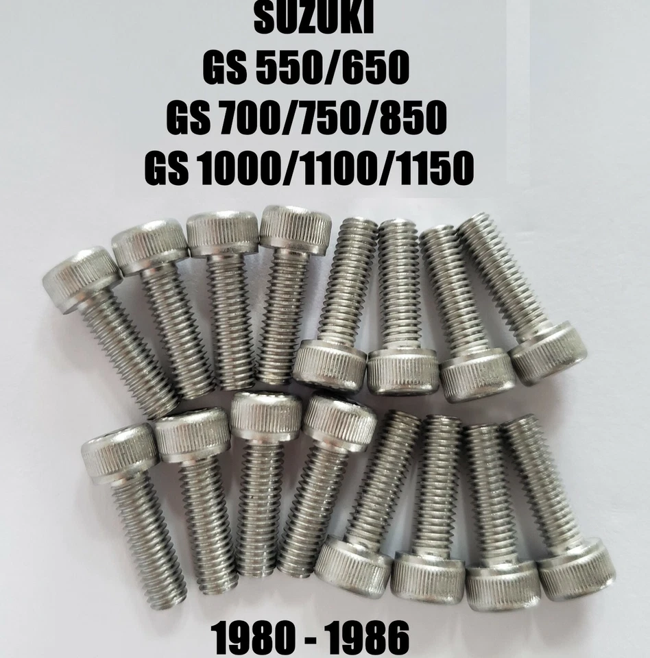 Carburetor Carb Float Bowl Screws Suzuki GS 550 650 700 750 850 1000 1100 1150 - Image 1 of 1