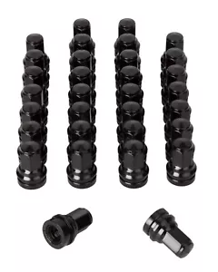32 Black OEM Factory Style Lug Nuts 14x1.5 Fits Ford F-250 F-350 HCPZ-1012-B - Picture 1 of 24