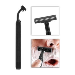 10pcs Disposable Manual Razor Sharp Carbon Steel Hair Removal Shaving Twin Blade - Picture 1 of 12