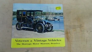 Broschüre Montagu Motor Museum Beaulieu ca 1990, Prosper Lambert, Maxwell, Itala - Bild 1 von 2