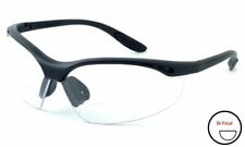 Calabria 91348 Bi-Focal Safety Glasses Shatterproof Clear Choose Power 1.00-3.00