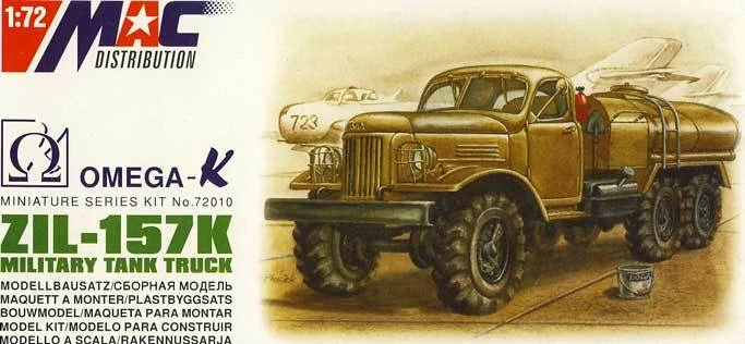 Mac Russo Autocarro ZIL-157K Camion Cisterna Fuel 1:72 Modello Kit Laster - Immagine 1 di 1