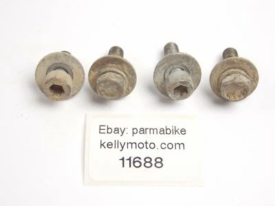 1990 YAMAHA YZ125 FRONT FENDER MUD GUARD MOUNTING EX/ALLEN BOLTS HARDWARE - Image 1 of 2