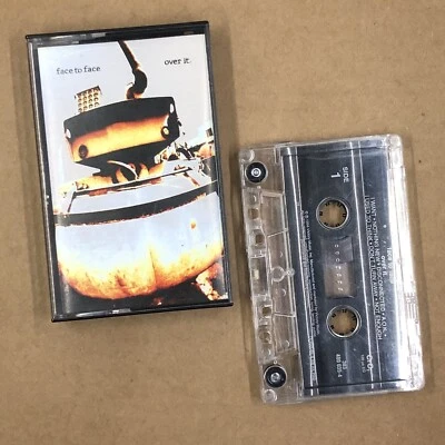 FACE TO FACE Cassette Tape 90s Punk OVER IT EP DISCONNECTED DONT TURN AWAY - Image 1 of 4