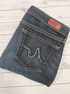 Jeans donna Adriano Goldschmied AG taglia 30R The Stilt denim lavaggio scuro - Foto 1 di 10