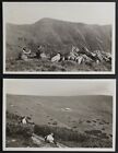 Czechoslovakia N&#237;zke Tatry Mountains 2 RPPCs Hiking 1934 postmrk Bansk&#225; Bystrica