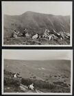 Czechoslovakia Nízke Tatry Mountains 2 RPPCs Hiking 1934 postmrk Banská Bystrica