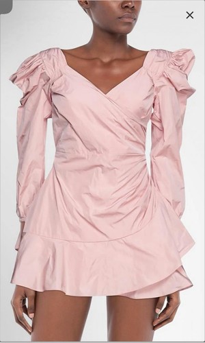 Abito rosso Valentino rosa taglia S Europa 40 nuovo senza etichette