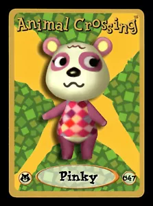 Nintendo Animal Crossing e-Reader Karte (2002) Serie 1 - Pinky - #047 - Bild 1 von 2