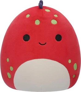 Peluche oficial Squishmallows Dolan el Dino Rojo con manchas verdes 19 cm - Imagen 1 de 4
