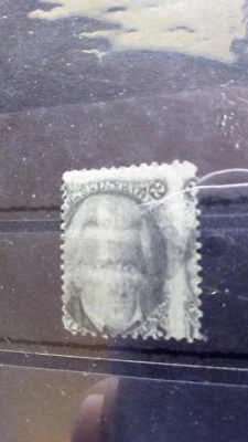 US Amazing Double Error stamp, 2c BLACKJACK Double Transfer AND Misperf Error!!! - Image 1 of 3