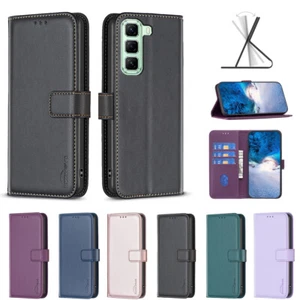 Para Infinix Hot 50 5G, Lujo Business Cubierta Abatible Cuero Billetera Soporte Estuche - Imagen 1 de 27