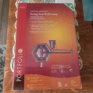 Portfolio Swing Arm Wall Lamp 129674 - Picture 1 of 2