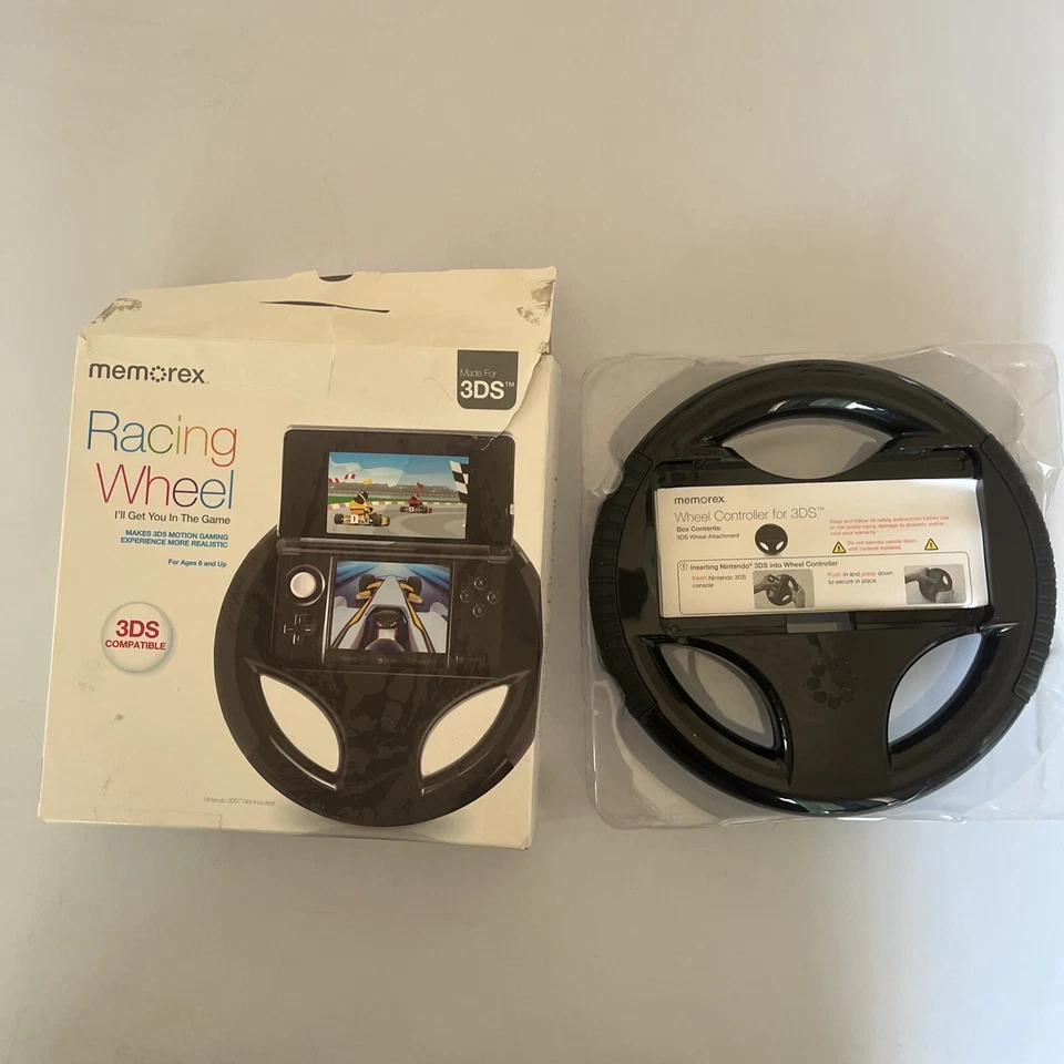 Memorex Racing Wheel For Nintendo 3DS - Image 1 of 4