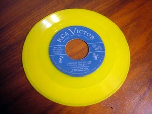  Raggedy Ann Records Songs of RCA Victor Yellow 45 78 RPM? Rare Vintage  - Picture 1 of 2