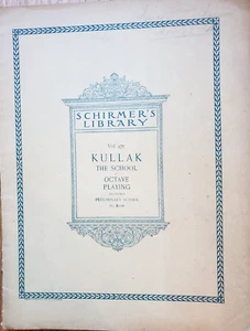 Kullak, "The School of Octave Playing" Section 1, Vol.476, 1898. - Picture 1 of 2