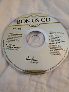 P90-cd Grammarpro Bonus CD Language Software Installation CD ROM  2002